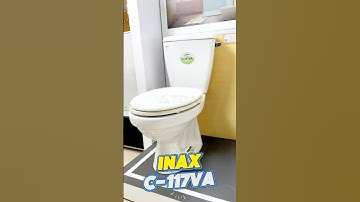 TDM.VN | Review bồn cầu INAX C-117VA (C-117VAN) 2 khối xả tay gạt nhỏ gọn giá rẻ tiết kiệm