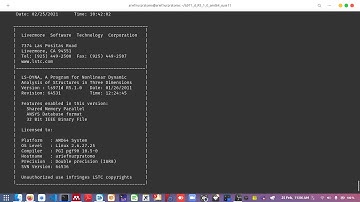 Running LS-DYNA Software  in Linux (POP OS/UBUNTU)