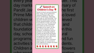 Best Speech on Children’s Day in English | Short Motivational Speech on Children’s Day for Students