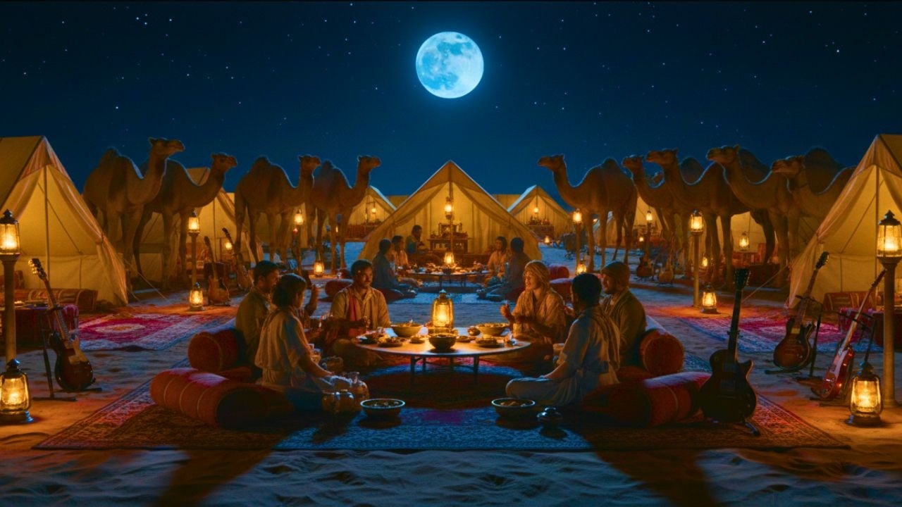 Golden Dune Reveries – Tuareg Guitar Tales & Saharan Desert Blues