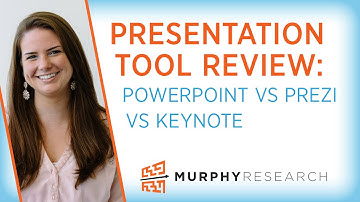 Which Presentation Tool is Right For You?  Powerpoint vs. Prezi vs. KeyNote | Murphy Research