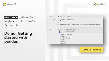 Demo: Getting started with pandas | Even More Python for Beginners - Data Tools [6 of 31]