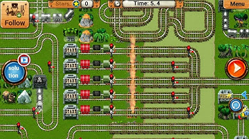 Rail Maze 2 Long Level Gameplay - Train Puzzle Game - Android Gameplay #2149