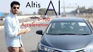 Toyota Altis 2016 | 0-100 | Acceleration India (Manual)