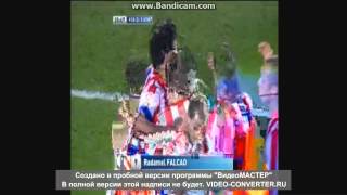 Radamel Falcao Great Goal Barcelona 0 - 1 Atletico Madrid 16122012