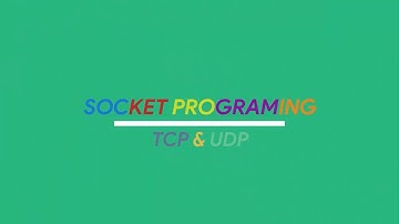 SOCKET PROGRAMMING (TCP & UDP PROTOCOL)