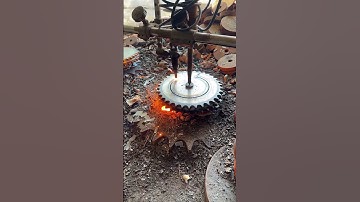 Make sprocket cutting process- Good tools and machinery make work easy