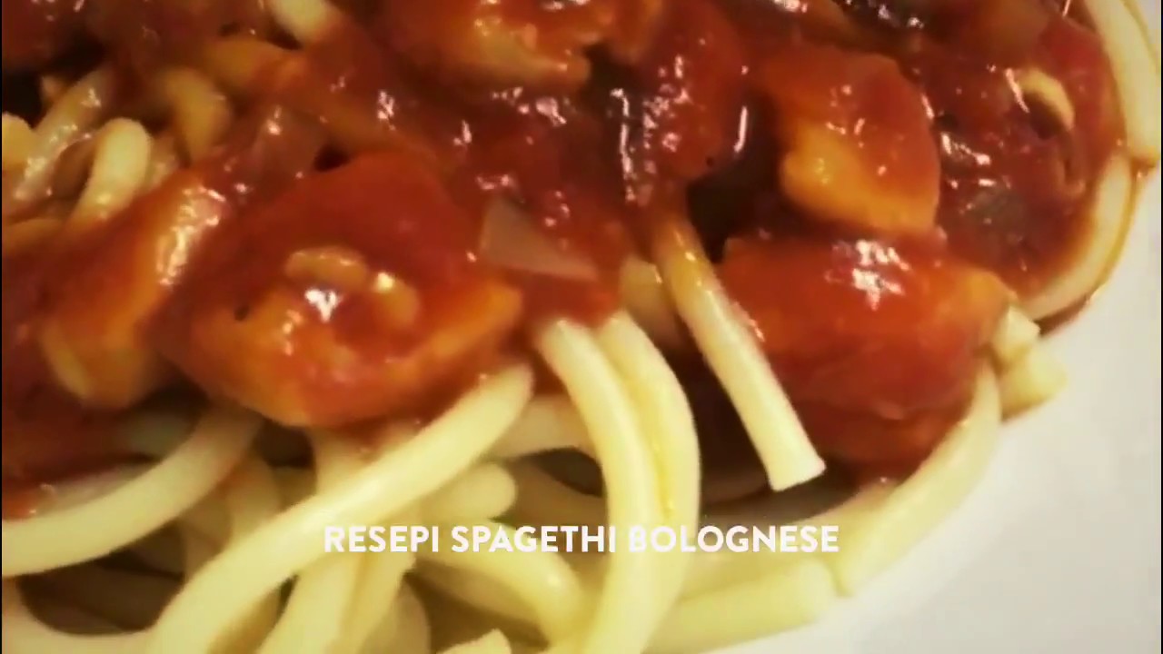 Resepi Spaghetti Bolognese Ayam  Resep Spaghetti Chicken Bolognese