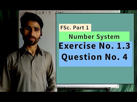 FSc part 1 math Ex 1.3 ( Q # 4 ) | Urdu/Hindi | Maths Portal