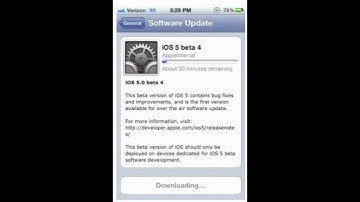 iOS 5 Beta 4 Introduces Over-the-air Updates