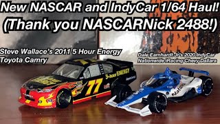 Steve Wallace's 2011 5 Hour Energy and Dale Jr's 2020 IndyCar Nationwide iRacing 1/64 Unboxing Haul!