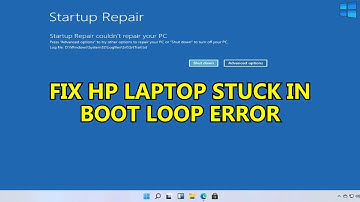 How To Fix HP Laptop Stuck in boot loop and OS Not Booting Problem Solution