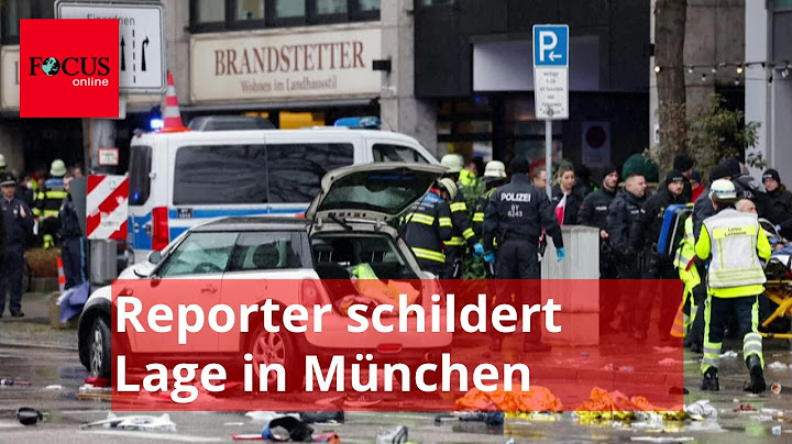 Reporter schildert Lage in München: „Gegenstände auf der Straße, auch das Tatauto steht noch da“