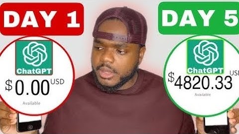 HOW TO MAKE MONEY ONLINE WITH ChatGPT AI Bot ($100/ Per Day)