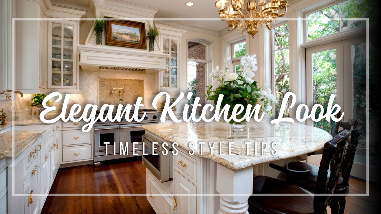 How to Get a Traditional Kitchen Look with Warm Wood Tones and Formal Detailing