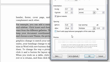 6. Spacing Before After Paragraph | Don’t add space between paragraph