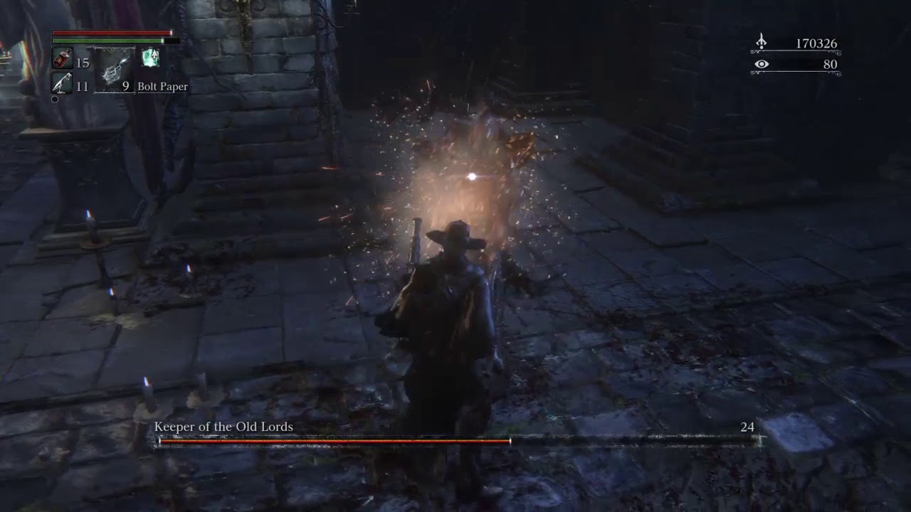 Highlight Bloodborne (2015, PS4) for the first time Keeper of the