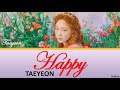 Taeyeon   happy ita traduzionecolor coded lyricshanrom