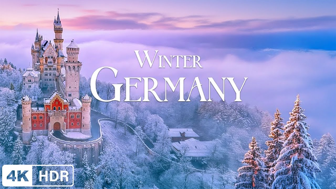 Snow Wonderland 4K • Peaceful Nature Relaxing with Deep Calming Piano |