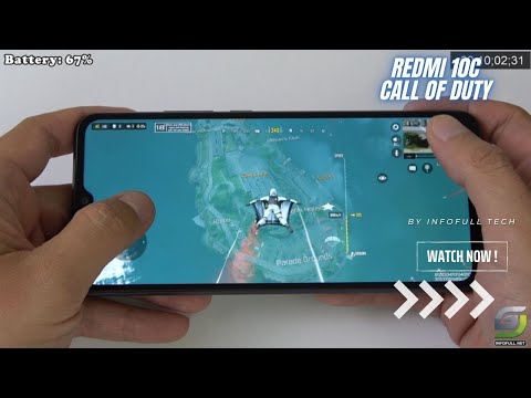 Xiaomi Redmi 10C test game Call of Duty