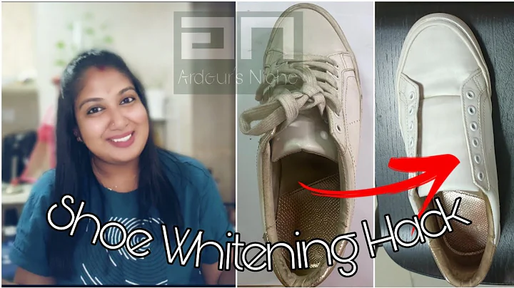 2 Easy ways to Clean White Shoes l Toothpaste Vs baking soda + vinegar l Hacks l Malayalam