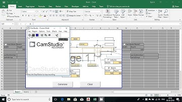 Excel to Autocad Beam Section Extraction