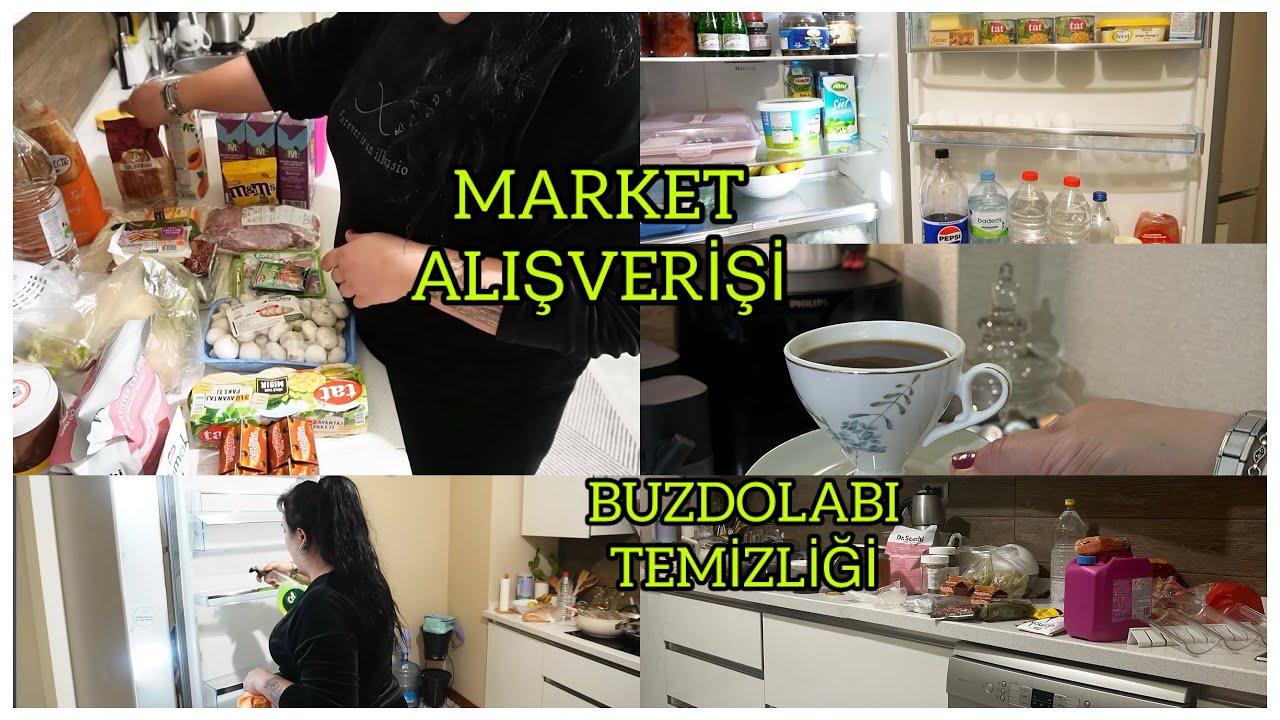 MARKET ALIŞVERİŞİ | BUZDOLABI TEMİZLİĞİ | VLOG