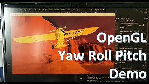 OpenGL Yaw Pitch Roll Demo