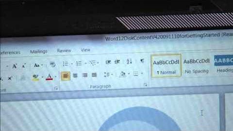 Microsoft Windows Word 2010 .. Getting started -- editing with styles   www.windowstechet.com