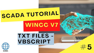 #5 - HMI / SCADA Programming WinCC V7 Tutorial: Create/Write to text file from WinCC RT (vbscript)