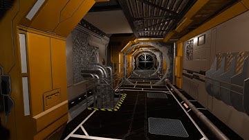 Unity 5 SciFi Corridor