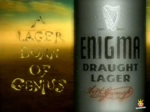 Guiness Enigma Draught Lager The Surreal Thing TV Advert 1990s 90s UK