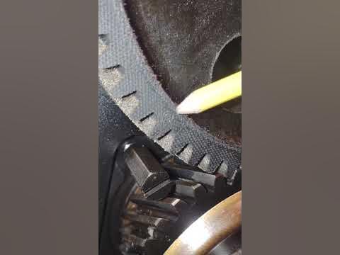 Close up of F134 timing gear marks - YouTube