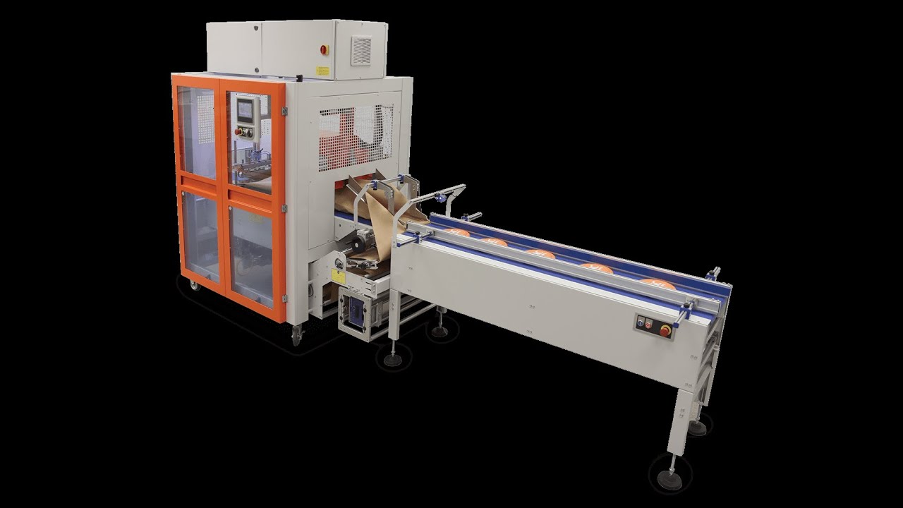 PAC Machinery FW650SI Inverted Flow Wrapper - YouTube