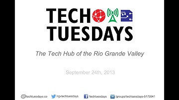 1st Tech Tuesdays - Introduction and Outro