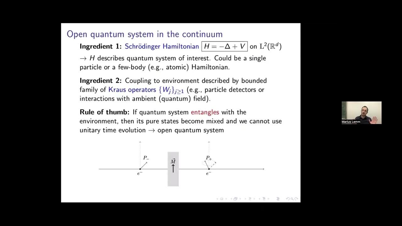 Marius Lemm Light cones for open quantum systems YouTube