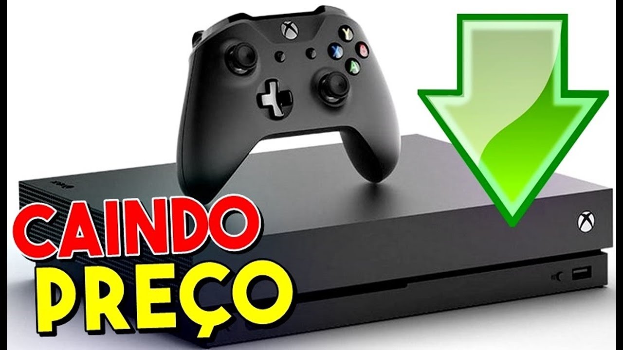 CAINDO O PREÇO DO XBOX ONE X AÍ SIM !!