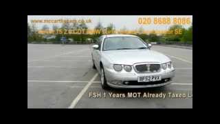 Rover 75 2.0 Cdt Bmw Turbo Diesel Engine Connoisseur Se Bf52 Mccarthy Cars