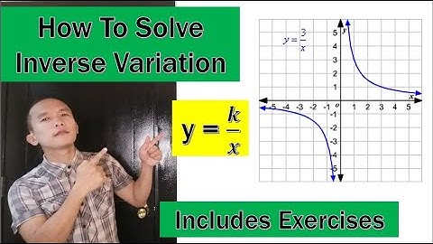 How to Solve Inverse Variation - A step by step guide for students.