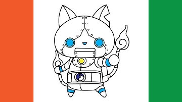 How To Draw Robonyan F From Yo Kai Watch | D4Drawing