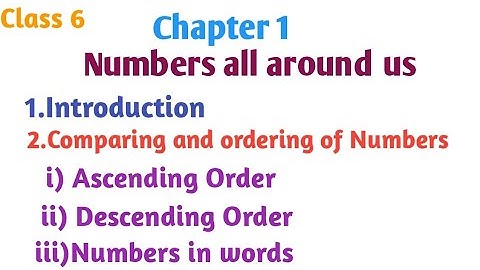 AP//class_6//Chapter_1 Numbers all around us//Introduction  in telugu