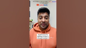 Health analysis | Life path  number 2