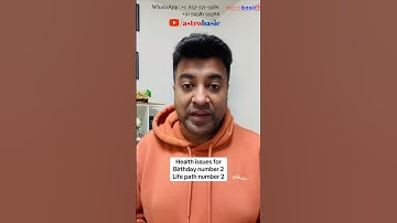 Health analysis | Life path  number 2