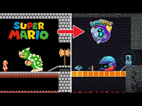 Amazing Super Mario Castle Levels Recreated in Levelhead