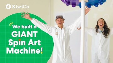 We Built a GIANT Spin Art Machine | KiwiCo