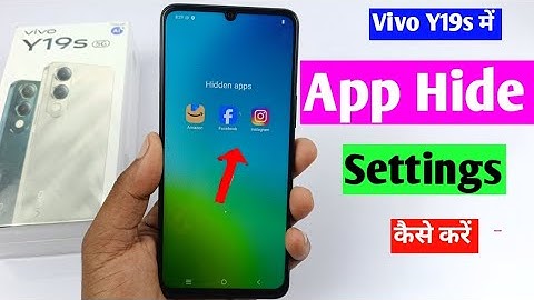 Vivo Y19s 5G App hide setting | Vivo Y19s me app hide kaise kare | how to hide apps in Vivo Y19s