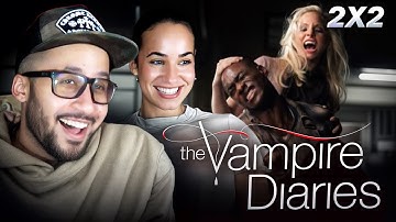 Caroline VAMPS OUT!  The Vampire Diaries 2x2 Reaction | First Time Watching!