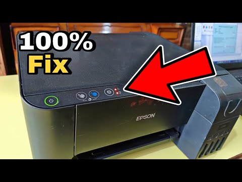 Epson L3100,L3110,L3115,L3116,L3210 Printer Red light Blinking Solution | Service Required Solution