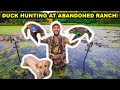 DUCK HUNTING at My ABANDONED Deer RANCH!!! (Catch Clean Cook)