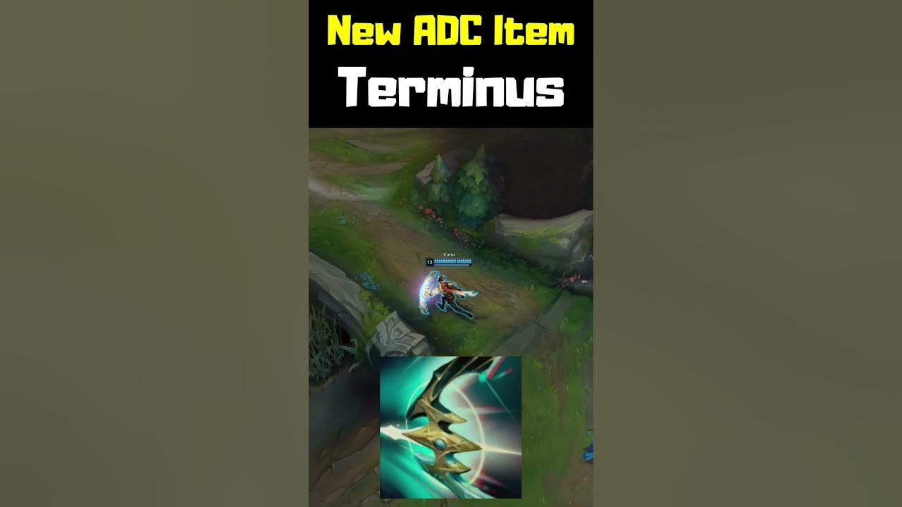 New ADC Item Terminus League of Legends shorts YouTube